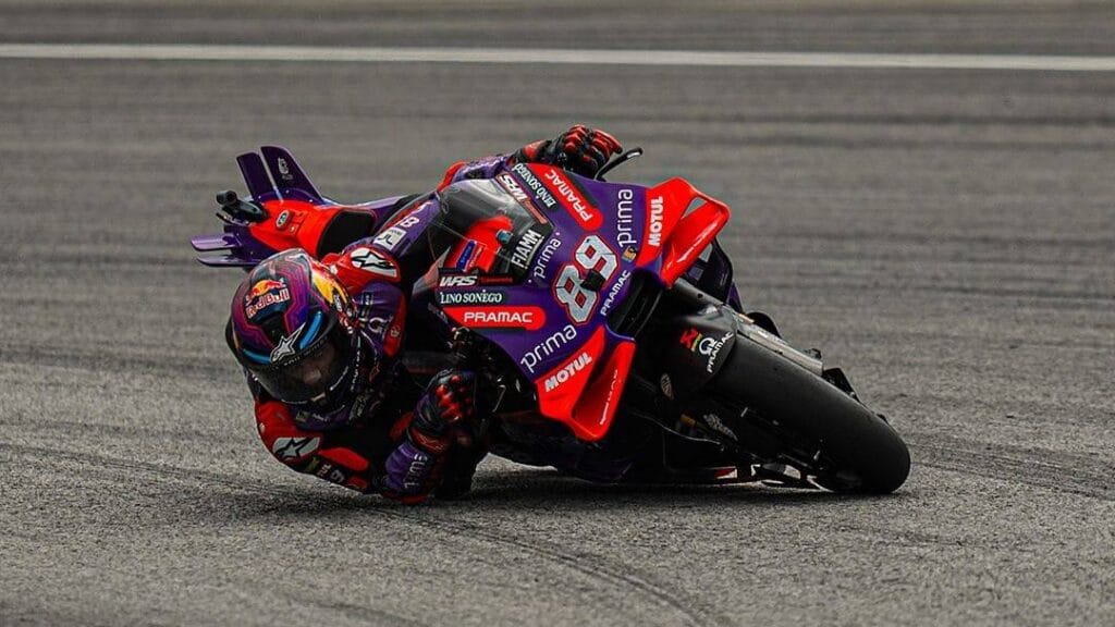 Martin in conferenza stampa: "Sono grato che Ducati mi abbiamo fornito gli stessi strumenti di Pecco"