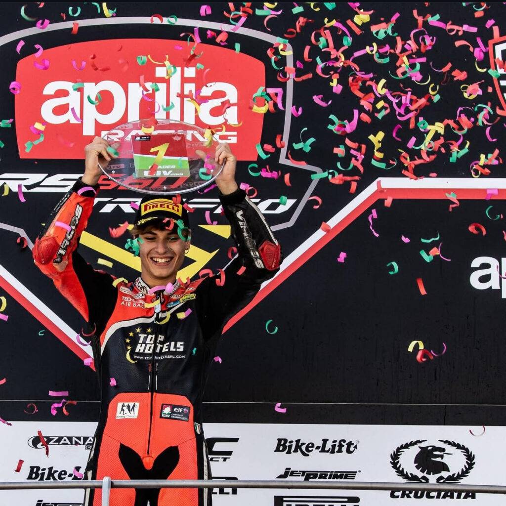 Alessandro Arcangeli con Gas Racing Team nel CIV Production Bike 2025