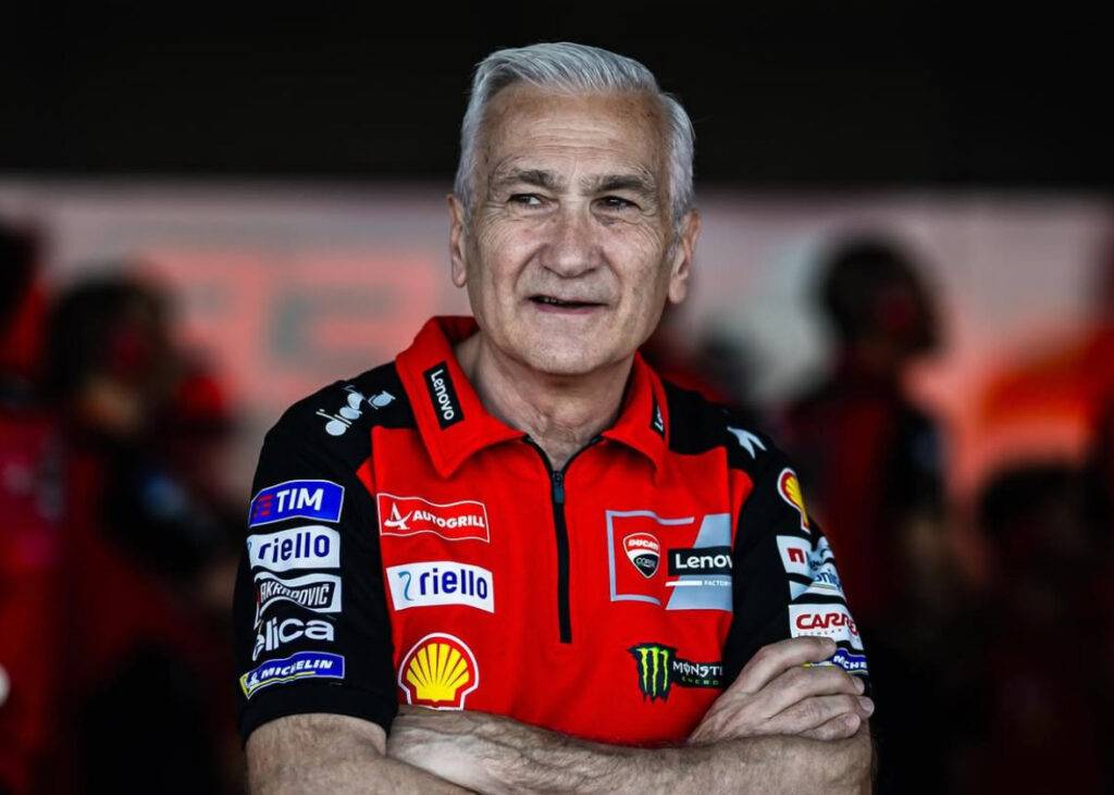 Tardozzi contro Aprilia: “Abbiamo avuto lo stesso problema con Enea, ma nessuno ci ha dato l’opportunità di un test”.