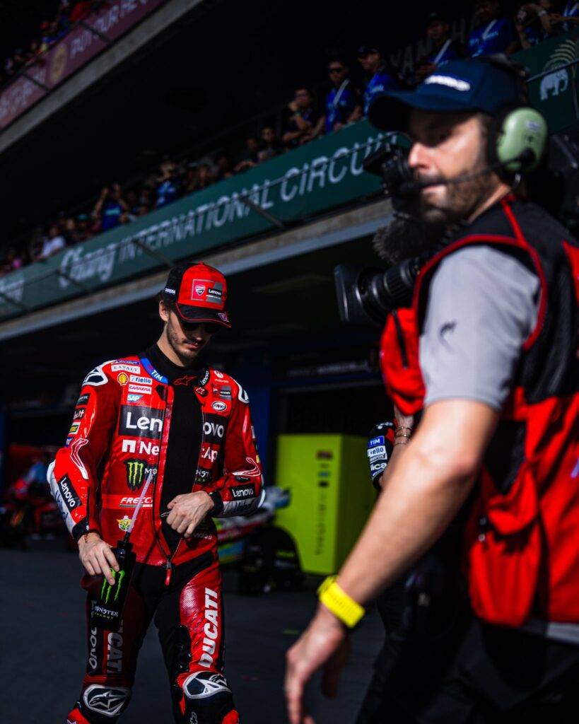 Pecco Bagnaia arriva ad Austin: “Non torneremo alla 24. Ho parlato con Vale…”