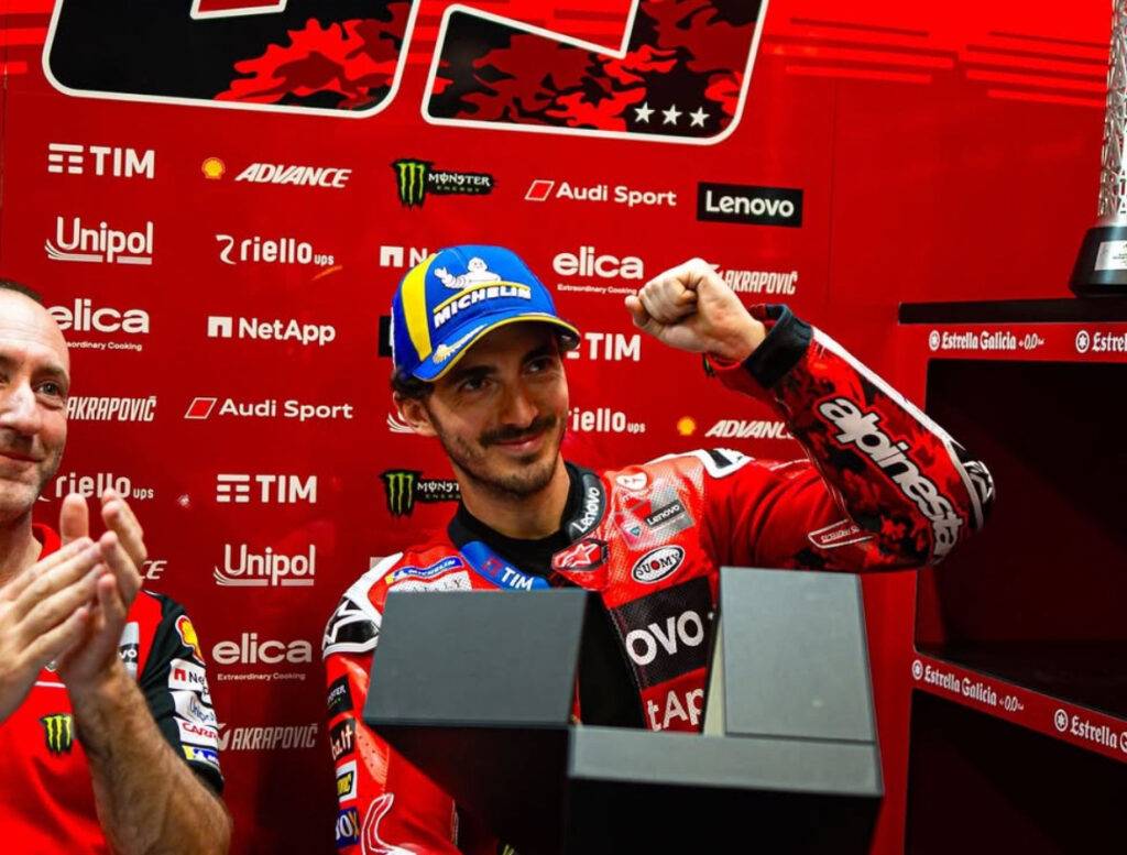 Pecco Bagnaia dopo il Gran Premio del Qatar: “Risultato positivo, ma partire 11° non ha aiutato”.