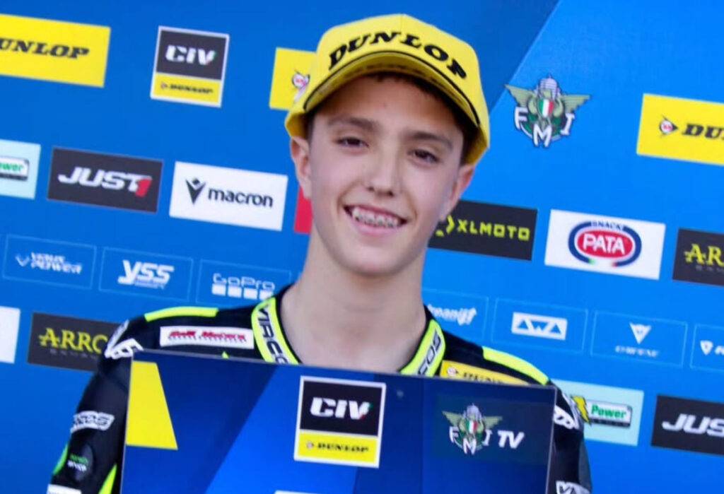 Pre Moto3 Misano CIV: Pritelli vince davanti a Giuliani e Galiuto.