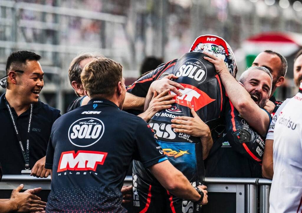 Yamanaka tra sorriso e rimpianto: sfiorata la prima vittoria in Moto3