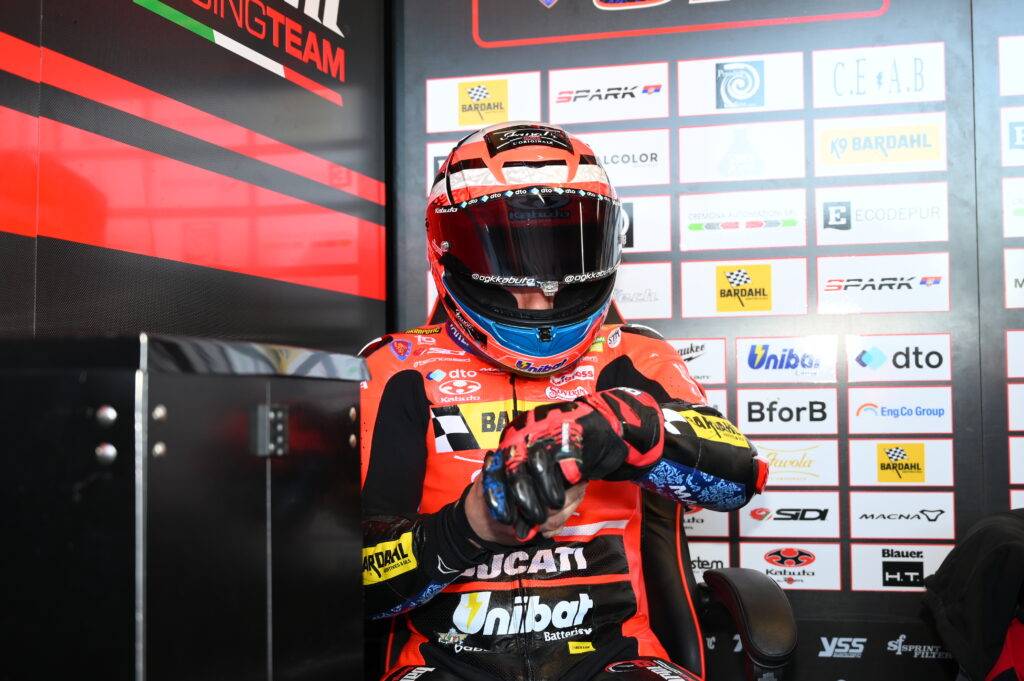 A denti stretti, come Michele Pirro arriva al Mugello