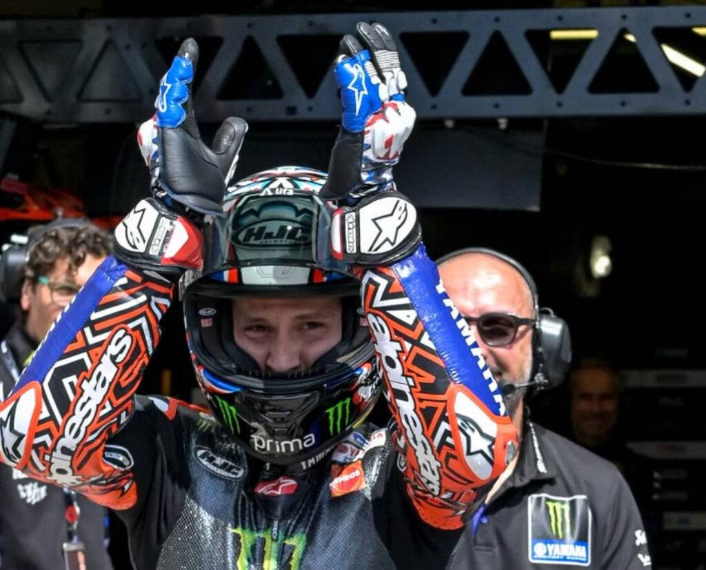 Fabio Quartararo punta in alto a Le Mans: “Per la pole tutto è possibile, siamo forti”.
