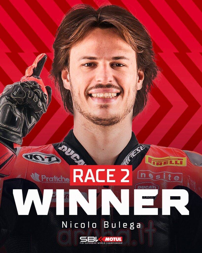 Bulega vince Gara2 di WorldSBK a Most