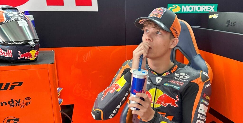 Moto2, frattura del polso per Collin Veijer: niente Silverstone per lui.