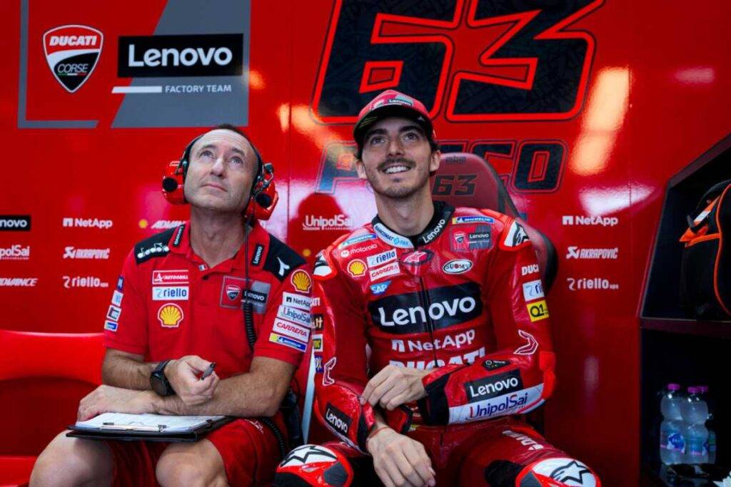 Gabarrini su Bagnaia: “Pecco è l’opposto di Stoner; il suo stile di guida è un’evoluzione di quello di Jorge Lorenzo”.