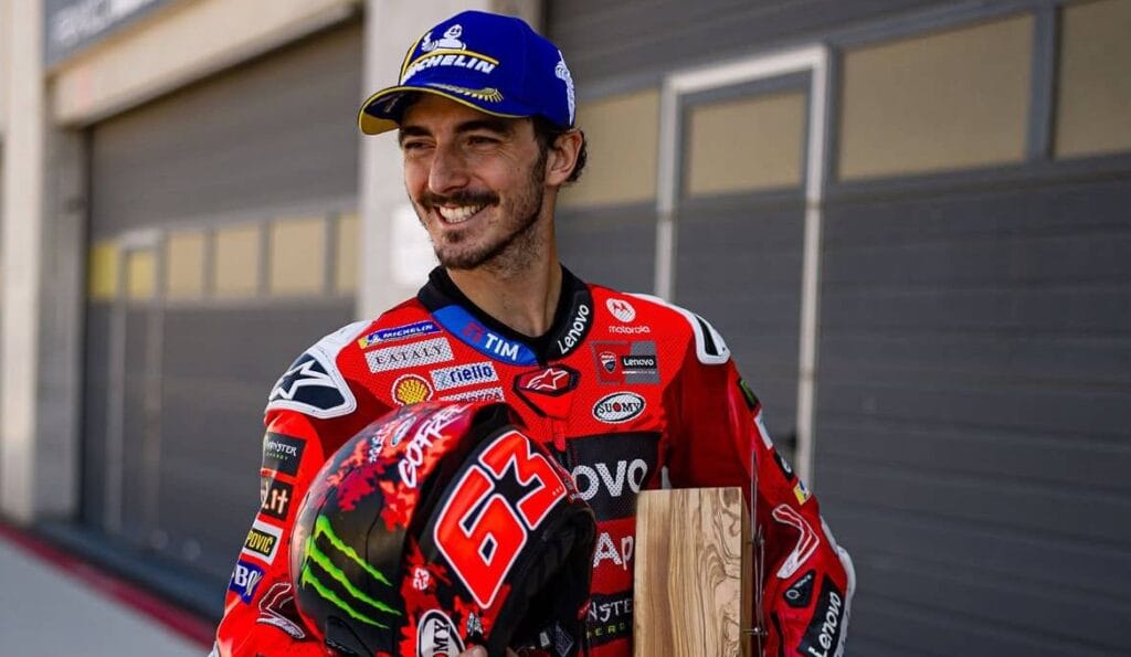 Pecco Bagnaia dopo il podio di Aragon: “Non sono ancora al 100%, ma questo risultato è importante per il morale”.
