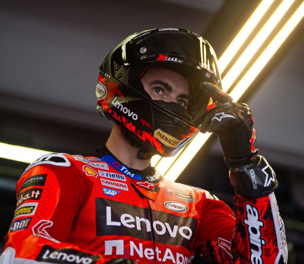 Pecco Bagnaia nel venerdì del Mugello: “L’effetto Mugello fa sicuramente la differenza, il mio feeling di questa pista è tornato”.