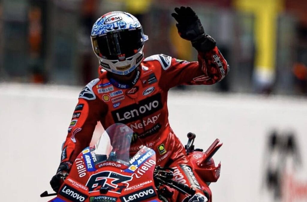 Pecco Bagnaia dopo la Sprint del Mugello: “In questo momento sono a meno del 90%; se lo fossi avrei potuto lottare per la vittoria”.