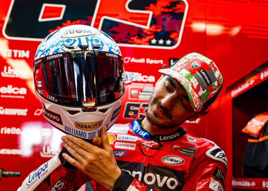 Pecco Bagnaia dopo il Gran Premio del Mugello: “Ho dato tutto. Io so di poter vincere, ma quest’anno va così”.