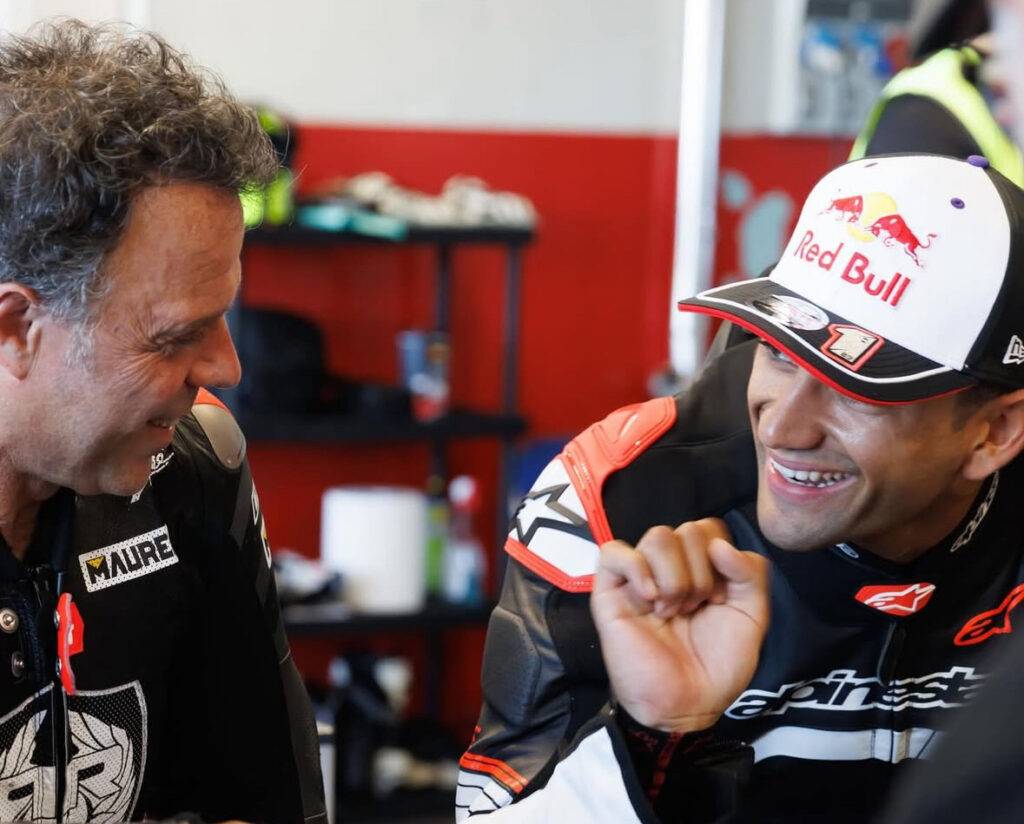 Jorge Martin all'Aprilia All Stars di Misano