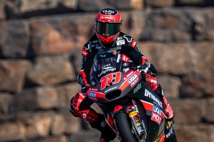 Manu Gonzalez in pista ad Aragon