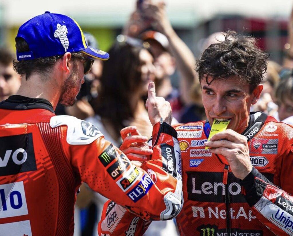 Le pagelle Pecco Bagnaia e Marc Marquez