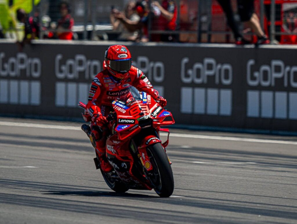 Marc Marquez taglia il traguardo ad Aragon