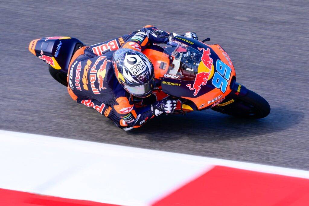 Jose Antonio Rueda in pista al Mugello con la Moto3