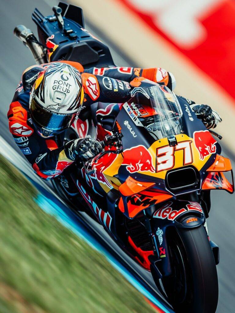 Pedro Acosta in pista a Brno