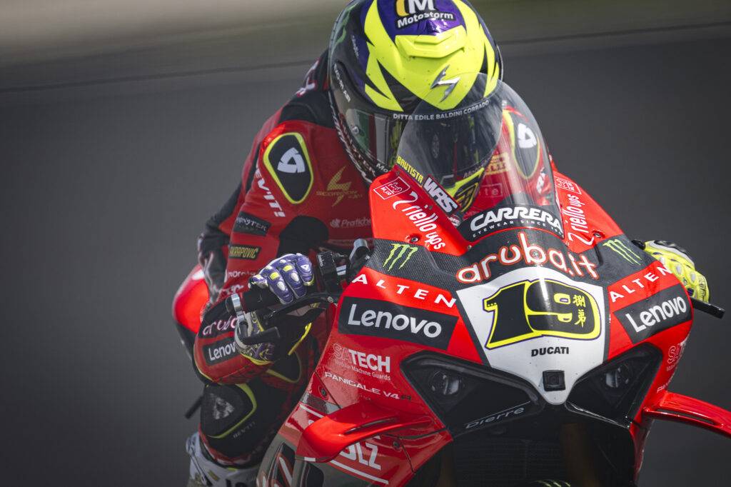 Alvaro Bautista nel 2025 con Ducati Aruba