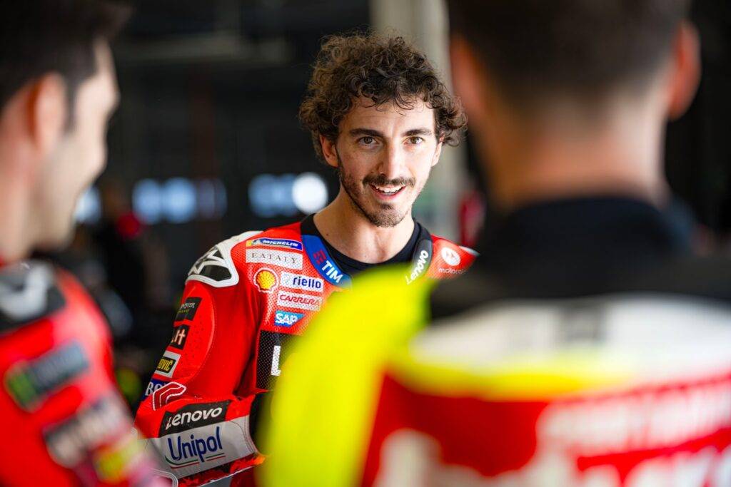 Bagnaia: “Prima impressione a Balaton buona. Attenti alle chicane”