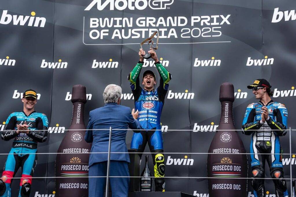 Diogo Moreira vince in Austria il secondo Gran Premio stagionale