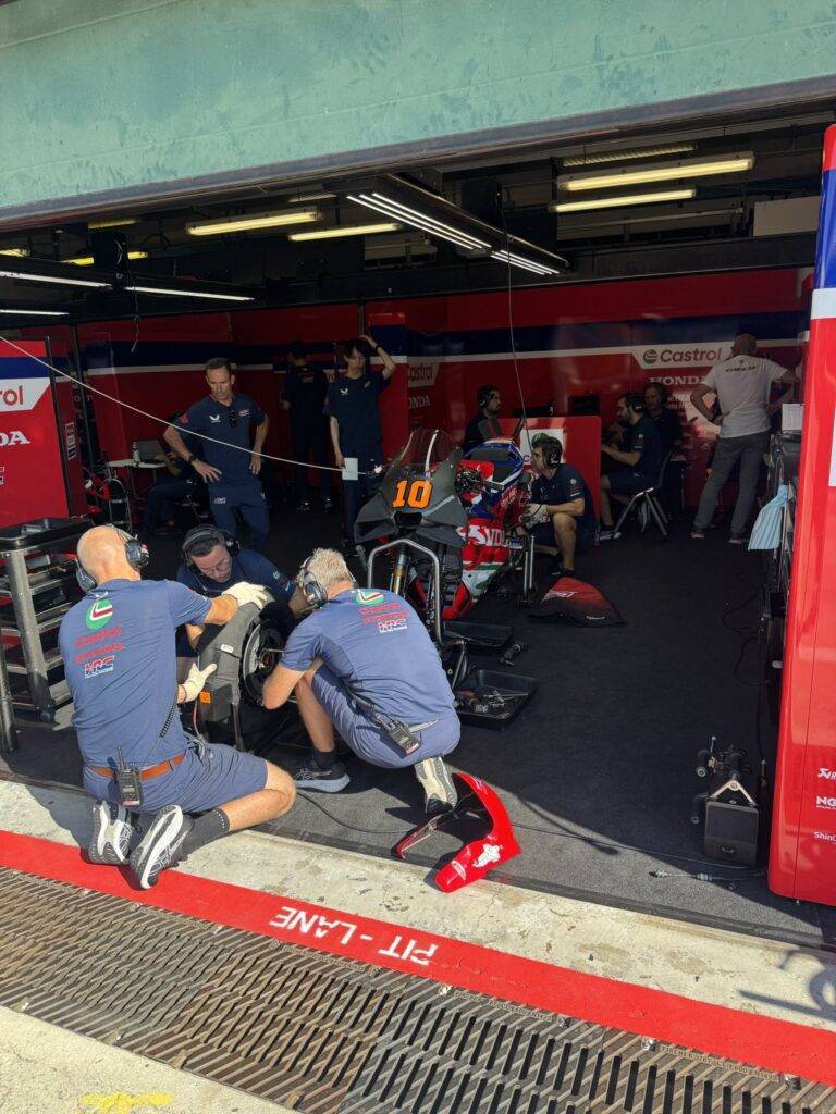 Box Honda HRC Test Misano