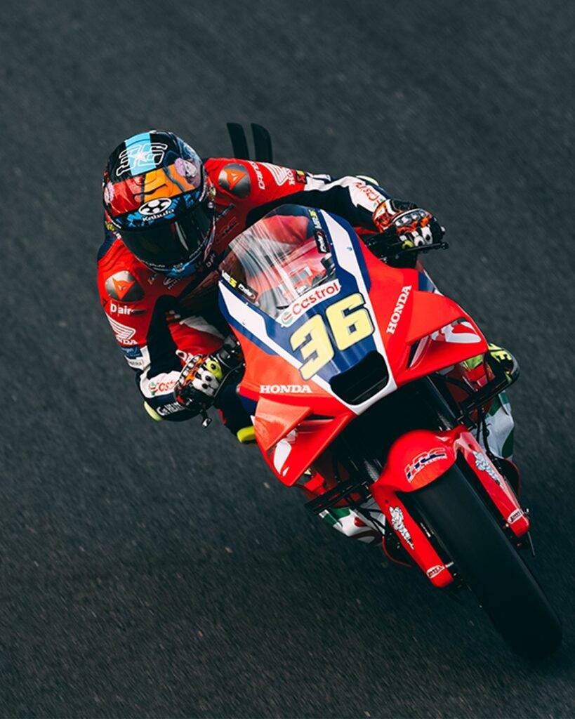 Joan Mir sulla RC213V 2025 a Motegi