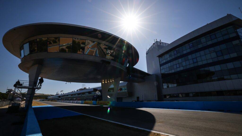 La pista di Jerez, Spagna, dove ci saranno i test del WorldSBK