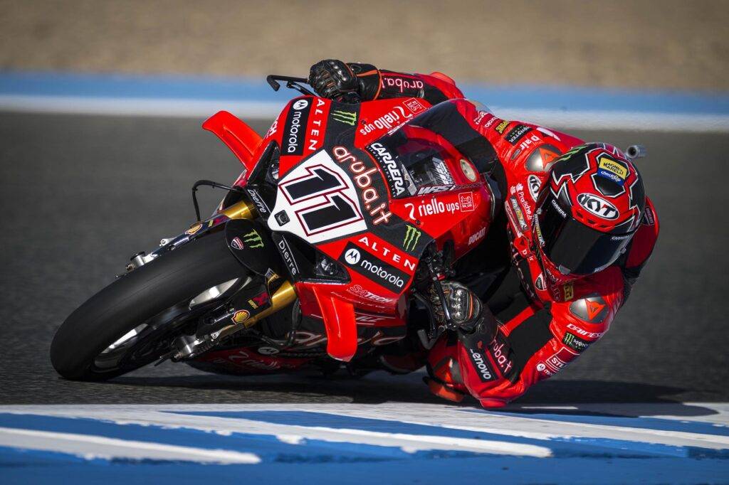 Bulega in pista a Jerez