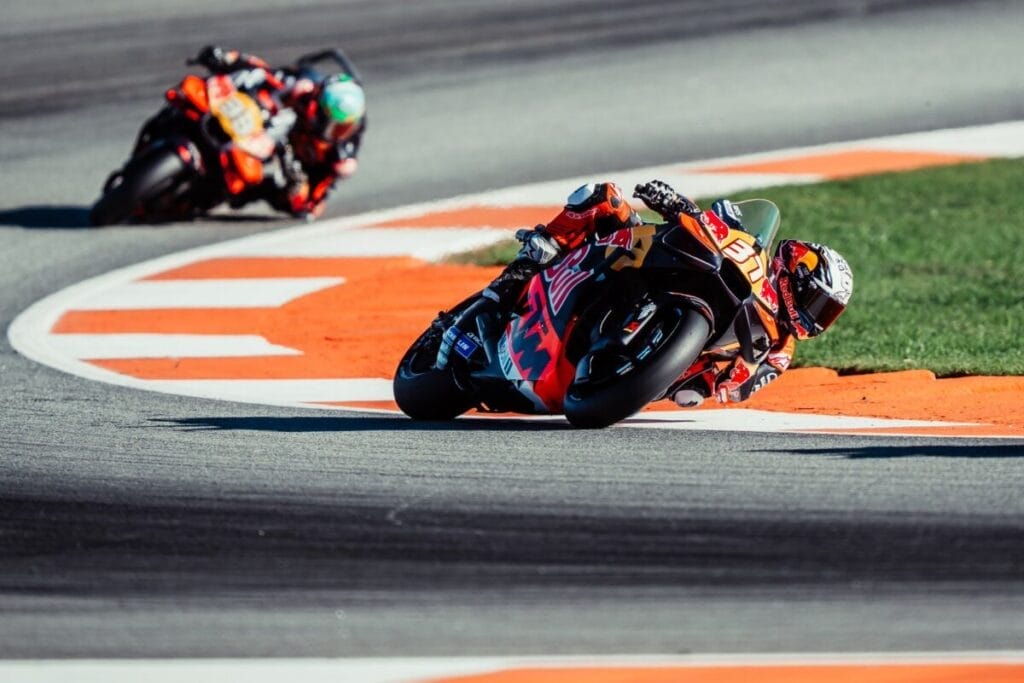 Pedro Acosta nel venerdì di Valencia