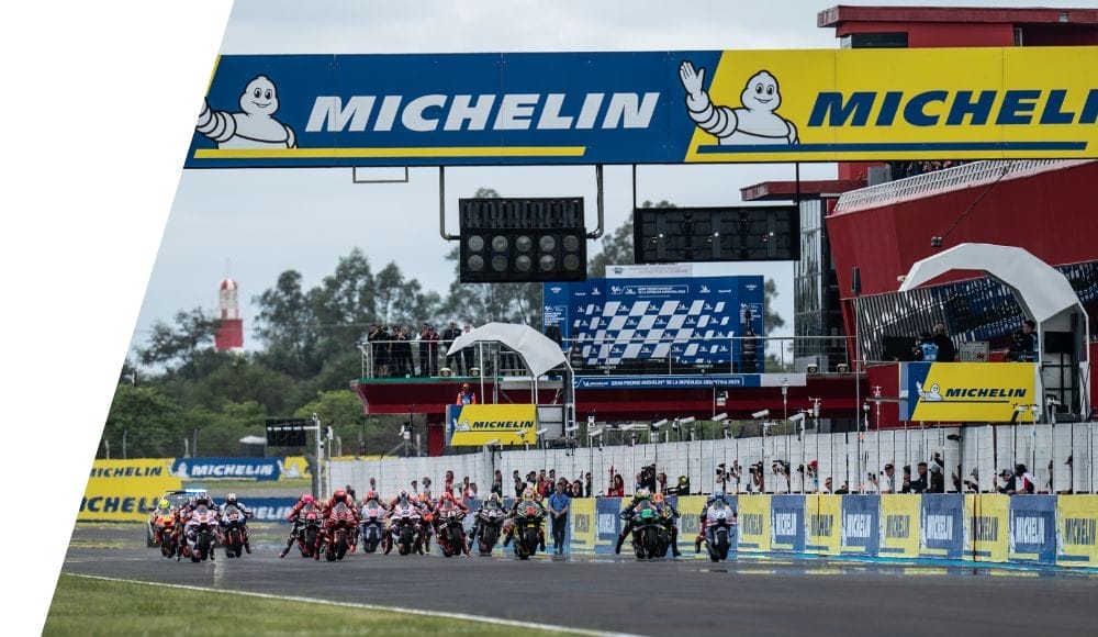 La MotoGP in pista a Termas de Rio Hondo nel 2023