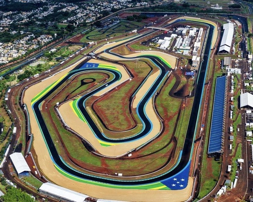 Il circuito di Goiâna visto dall’alto