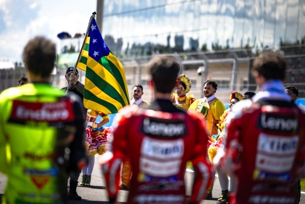 Marc Marquez e Pecco Bagnaia sulla griglia del GP del Brasile a Goiâna