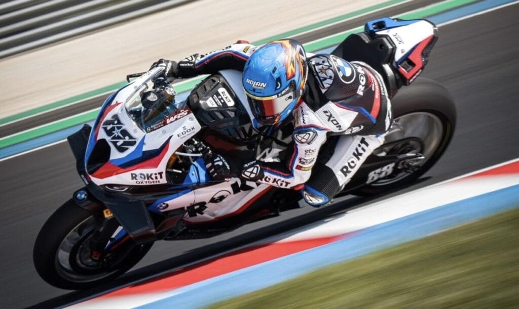 Miguel Oliveira in pista con BMW a Balaton