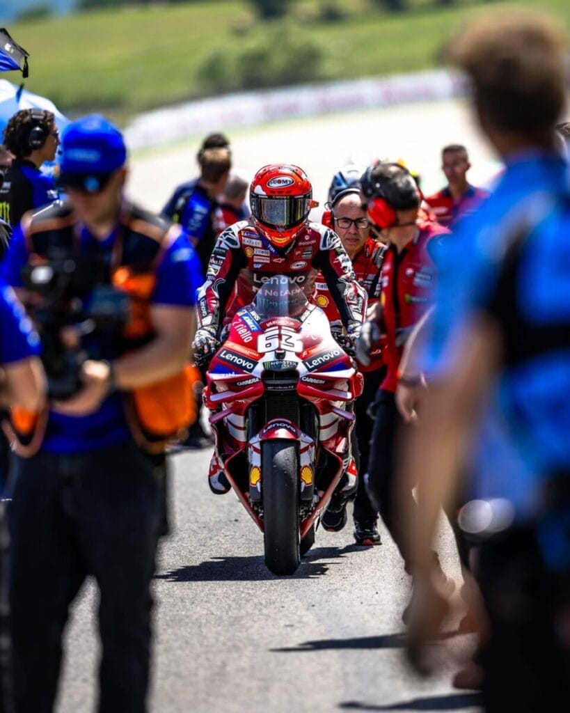 Pecco Bagnaia in griglia del Gran Premio d’Italia al Mugello
