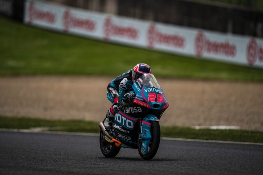 Maximo Quiles in pista al Mugello