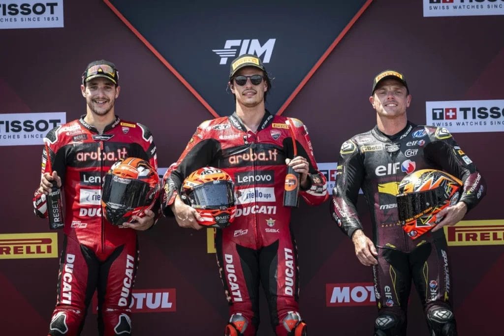 Bulega ha vinto Gara 1 ad Aragon davanti a Iker Lecuona e Sam Lowes